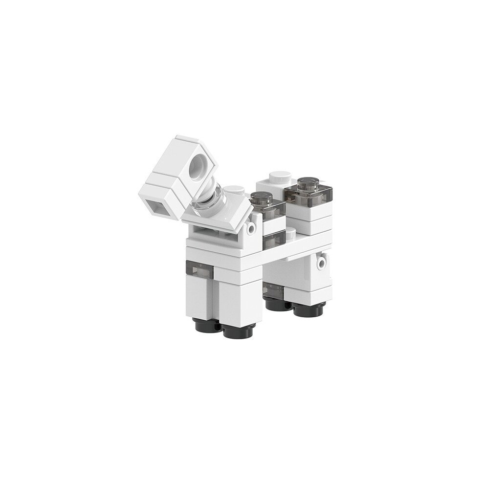 Minecraft Minifigure Building Blocks Toys Game Character Alpaca Skeleton Horse Ender Dragon Minifigures Kits 8PCS Mini Action Stitching Toy Collection Display Toy Suitable for Boys and Girls Birthday Gifts