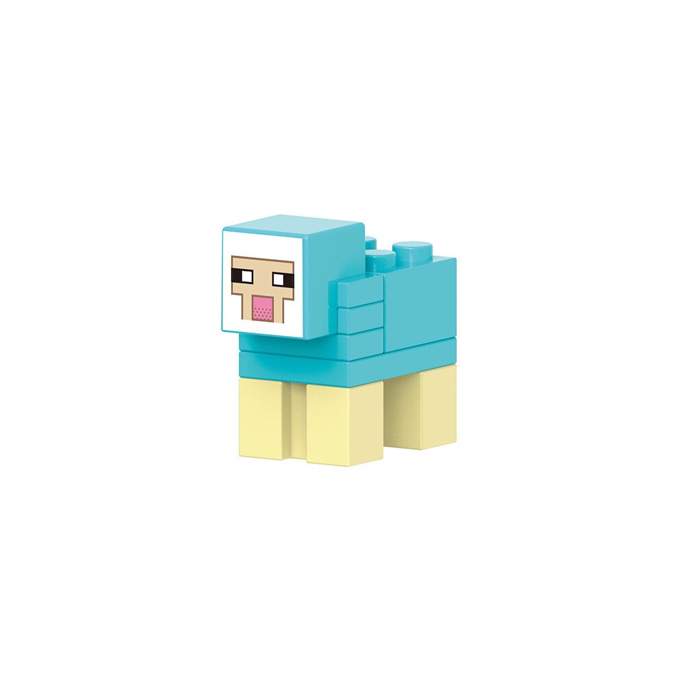 Minecraft Minifigure Building Blocks Toys Game Character Alpaca Skeleton Horse Ender Dragon Minifigures Kits 8PCS Mini Action Stitching Toy Collection Display Toy Suitable for Boys and Girls Birthday Gifts