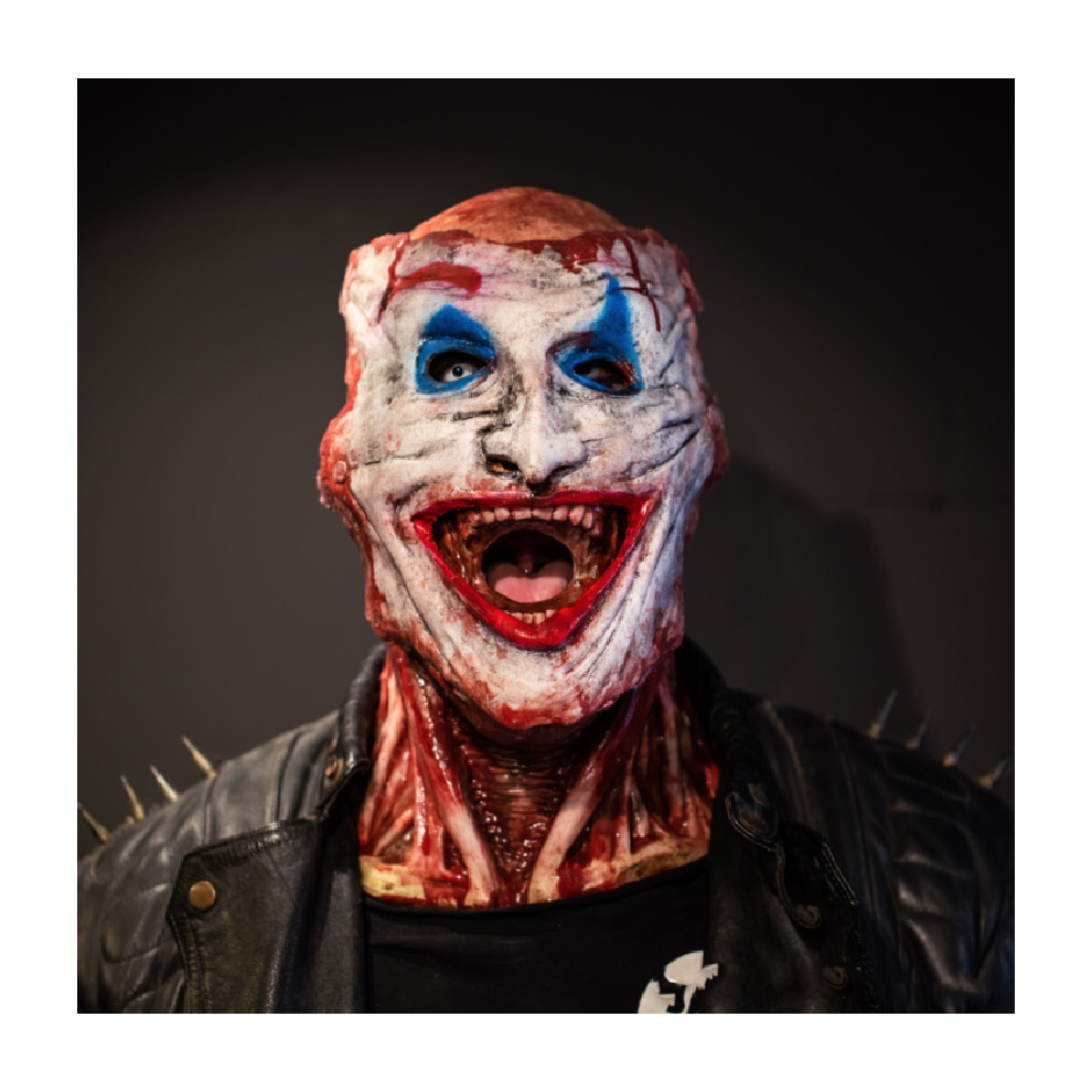 Halloween Tear-Off Joker Mask