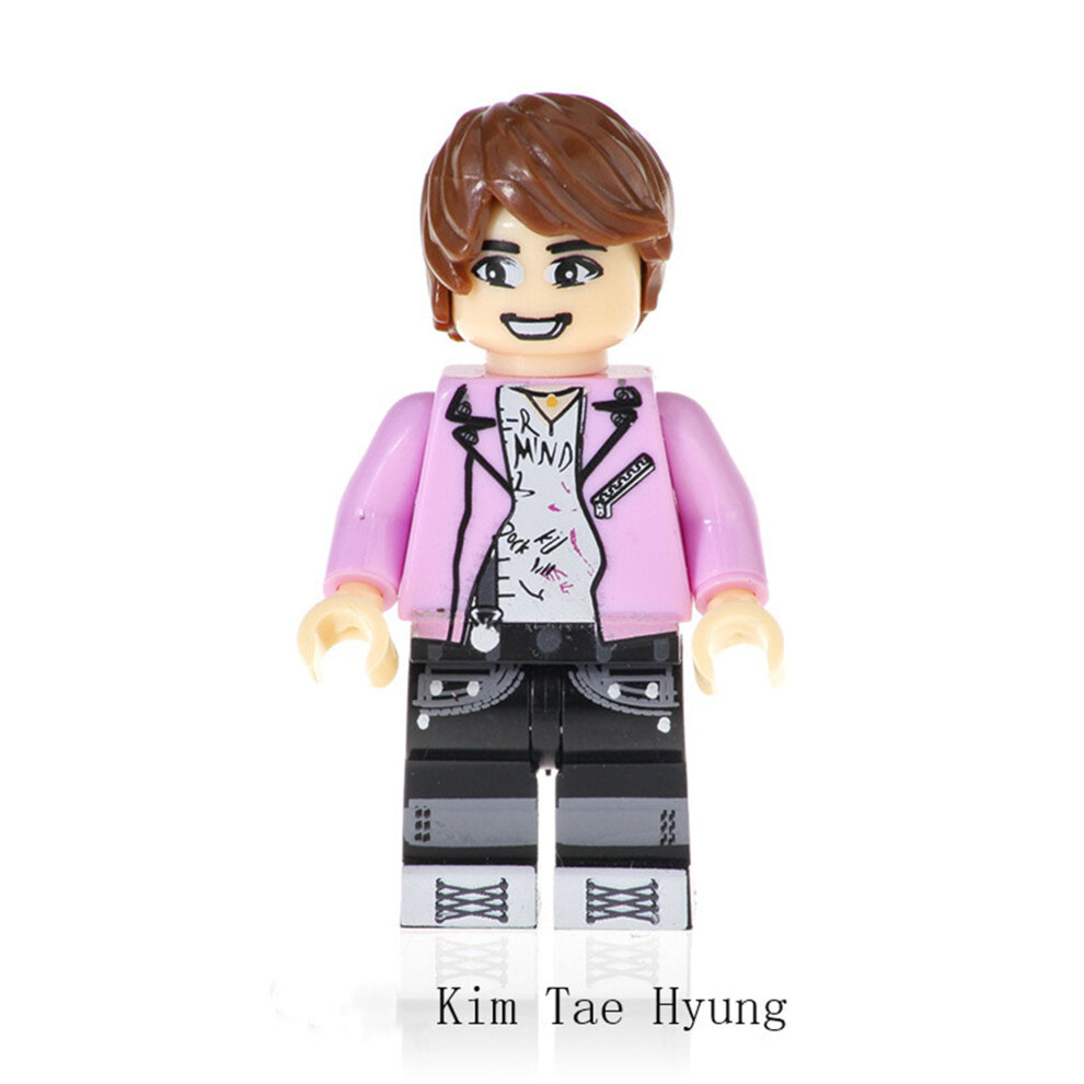 7Pcs Bangtan Boys BTS Building Block Minifigures Toys Best Action Figures Gift Fit Lego