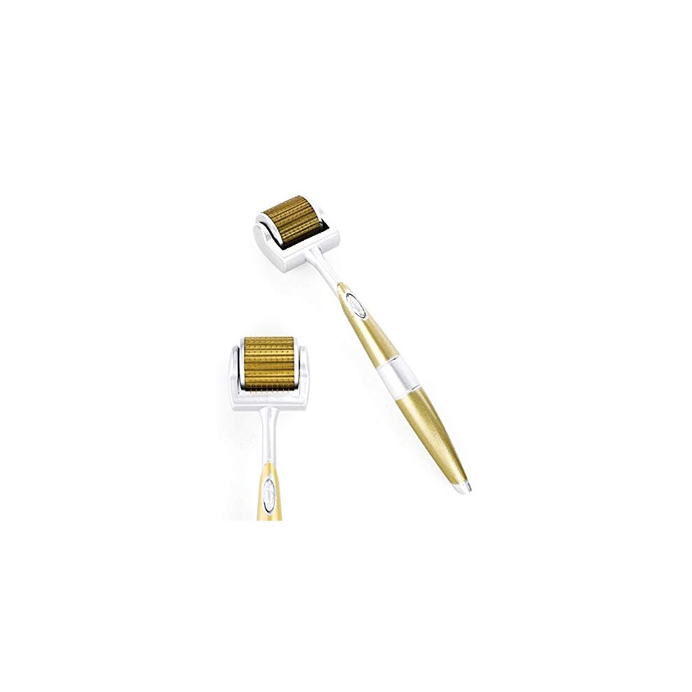 ZGTS Derma Roller Micro Needle - 0.25MM 192 Needle Titanium Luxury Roller - FDA Approved