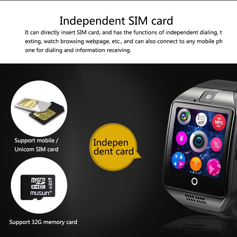 Monitor Watch Waterproof Camera All Touch Screen Motion SIM TF Smart Watch Fitness Tracker