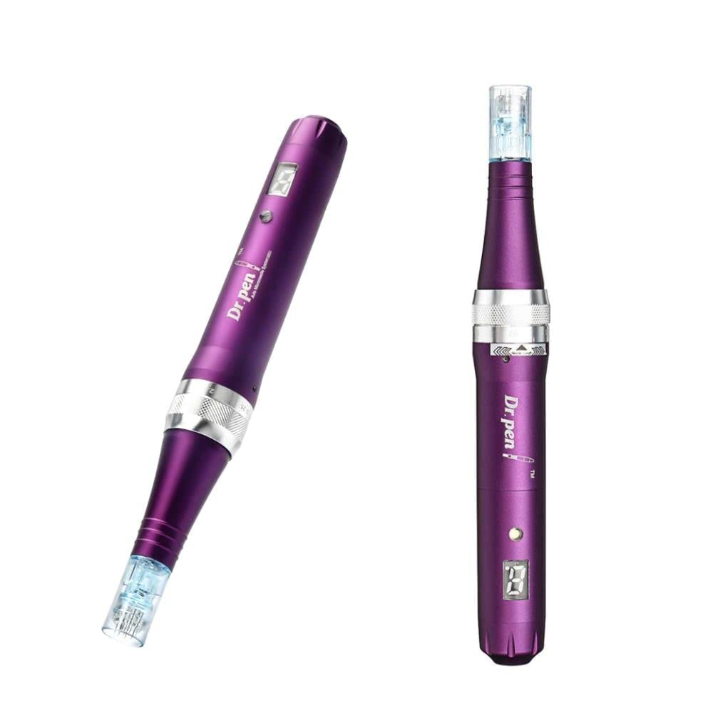 Dr. Pen Ultima X5 Wireless Derma Pen Speed Digital LED Display Screw Skin Care Beauty Device Facial Care Tools Kits With 12 Pcs Needle Cartridges