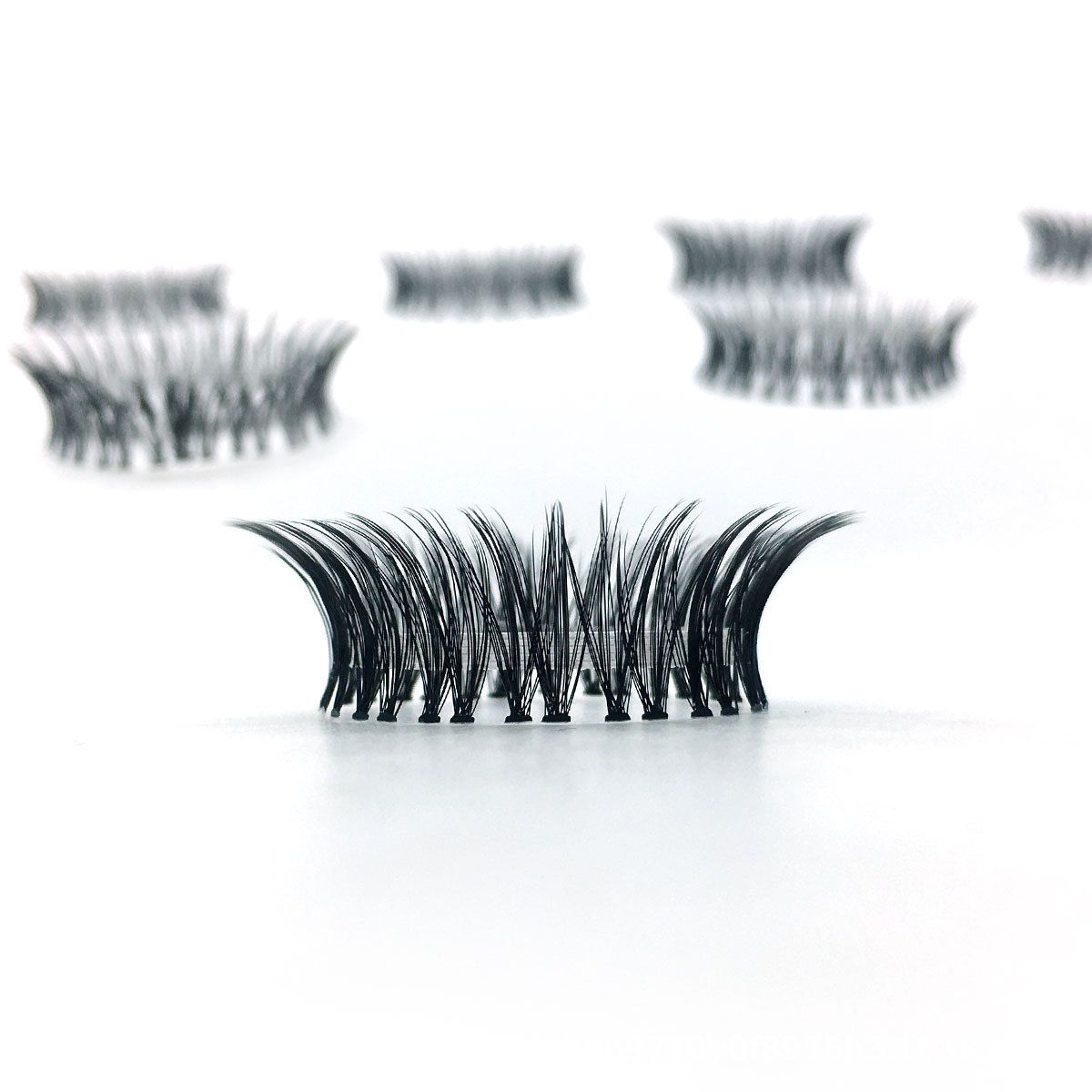 (8MM) False Eyelashes Individual Lash Clusters DIY Eyelash Extension Kit At Home Lash Extension Supplies for Beginners Multi-Length Curl Natural Look 8-16mm