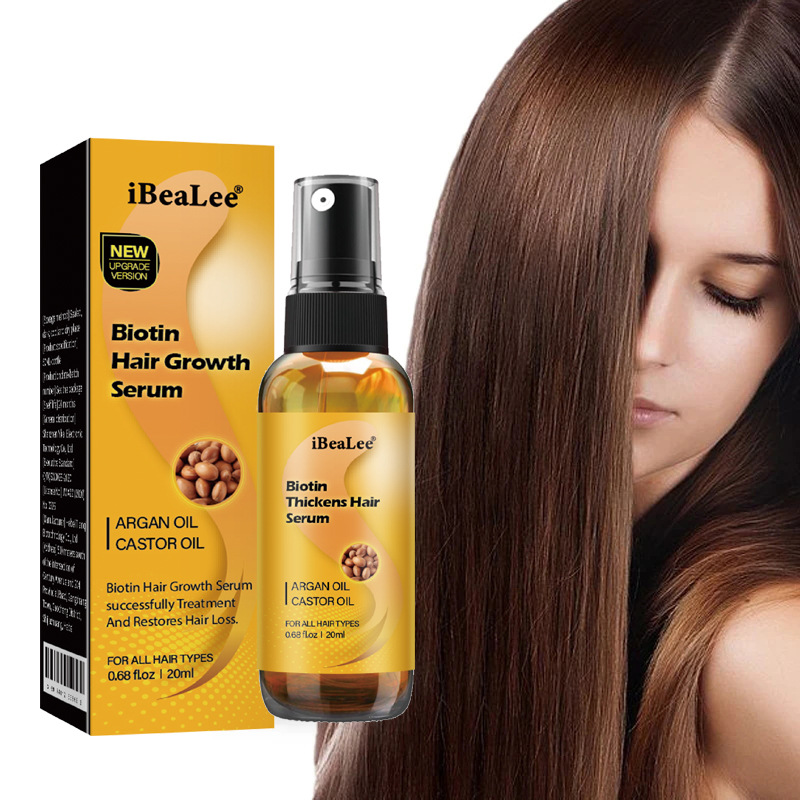 iBeaLee Hair Growth Serum Biotin Hair Loss Prevention Thinning Hair Treatment