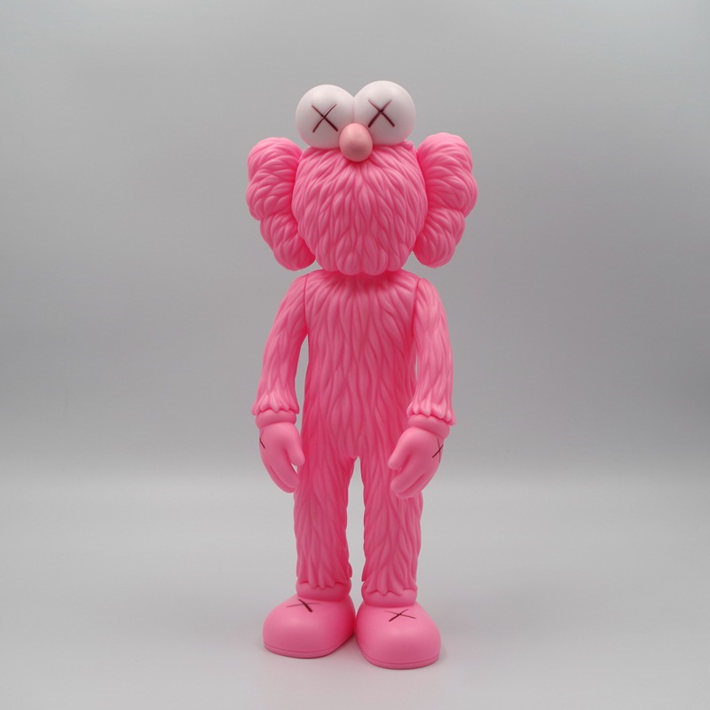 Kaws Figure Model Collectible Action Minifigure Toy Art Party Decoration 12inch Pink
