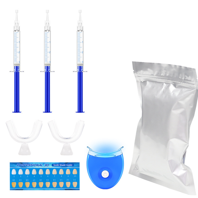 (3pcs Kit) Teeth Whitening Gel Kit Teeth Whitener Dental Bleaching Tooth Home Use 3ml
