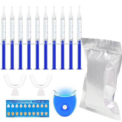 (3pcs Kit) Teeth Whitening Gel Kit Teeth Whitener Dental Bleaching Tooth Home Use 3ml