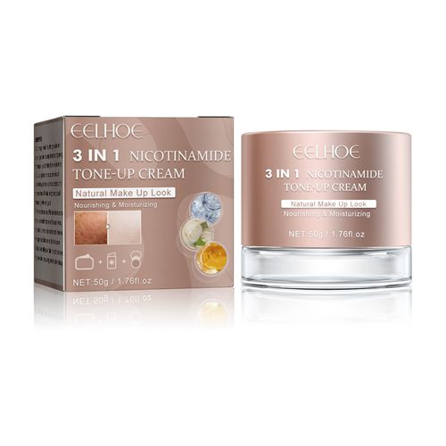 Face Cream Hydrating Concealer Translucent Soft Focus Skin Tinting Cream 3 in 1 Nicotinamide Brightening Tone-Up Plain Makeup Delicate Nature