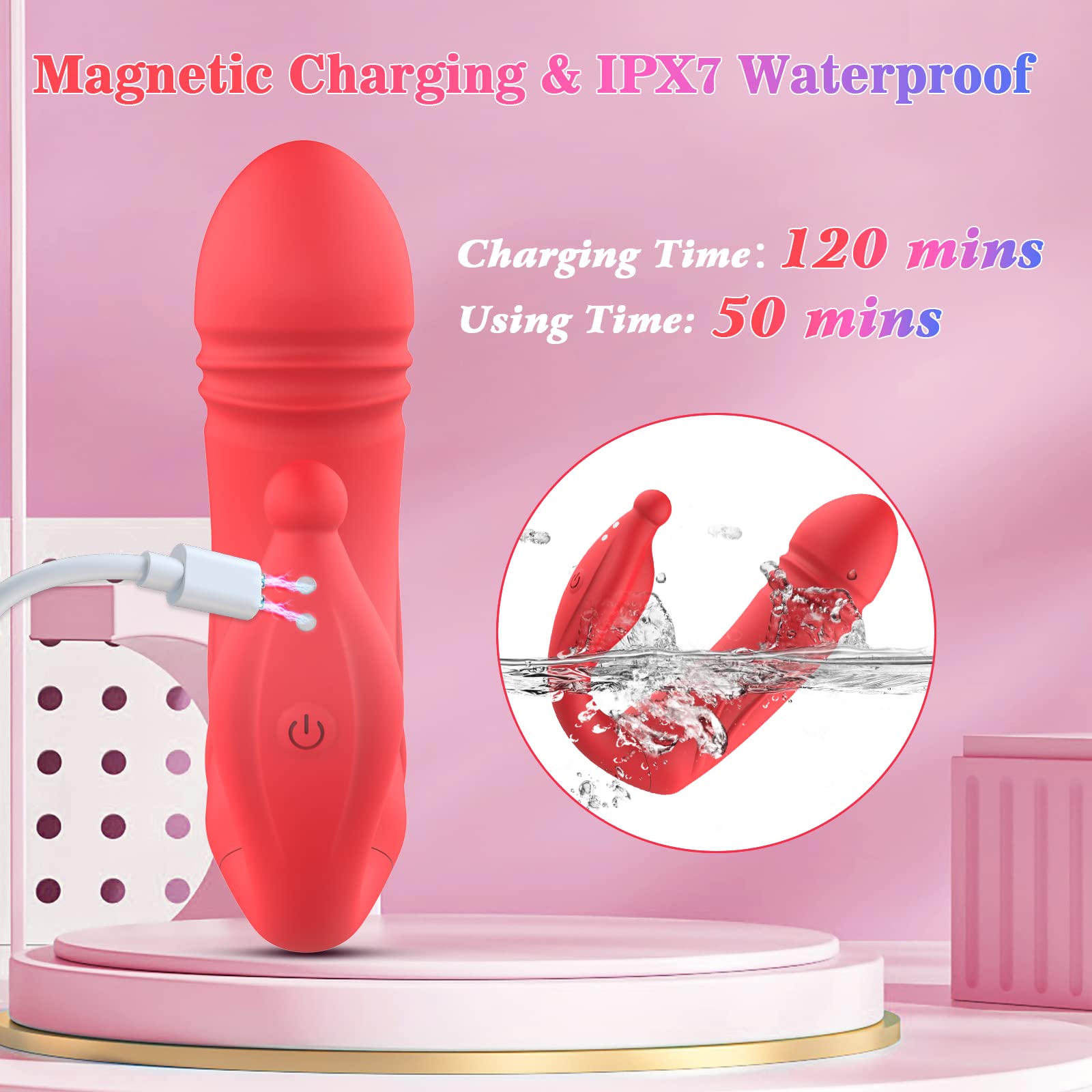 Wearable Vibrator G-Spot Dildo Sex Toys for Women Butt Plug Anal Toys for Gay Massager Adult Toy for Vagina Clitoral Stimulation APP Remote Control