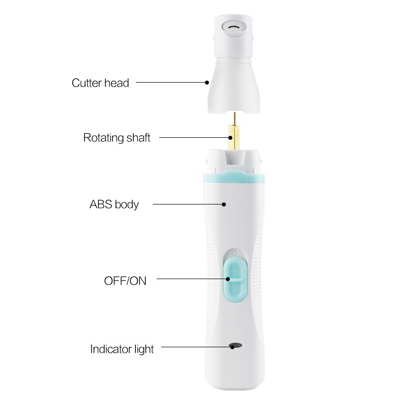 Portable Electric Nail File and Polisher USB Rechargeable Manicure Tool