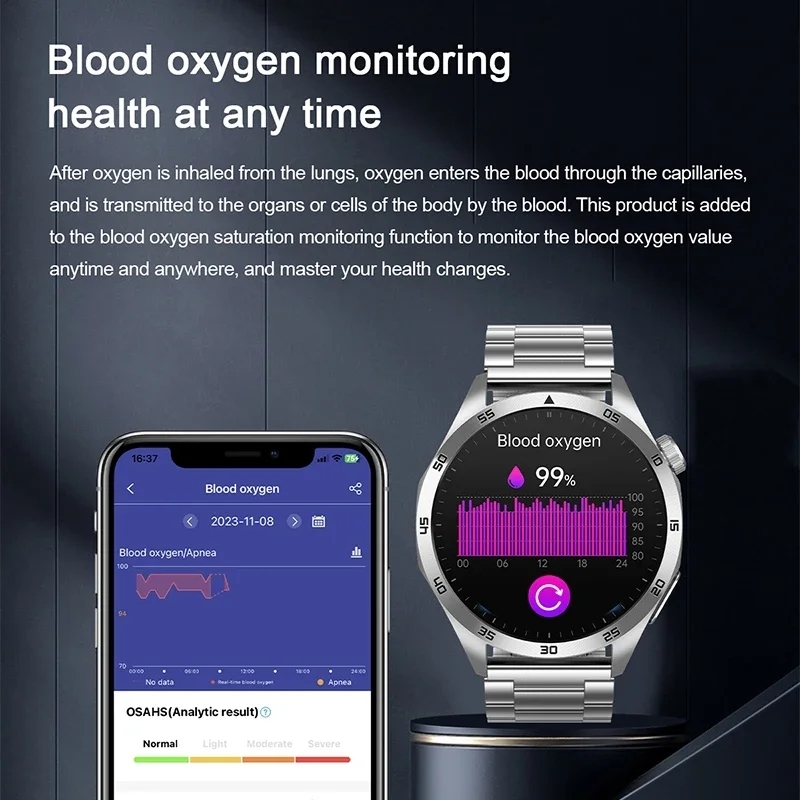 Medical Grade Smart Watch Blood Sugar Blood Lipid Uric Acid Health Smartwatch