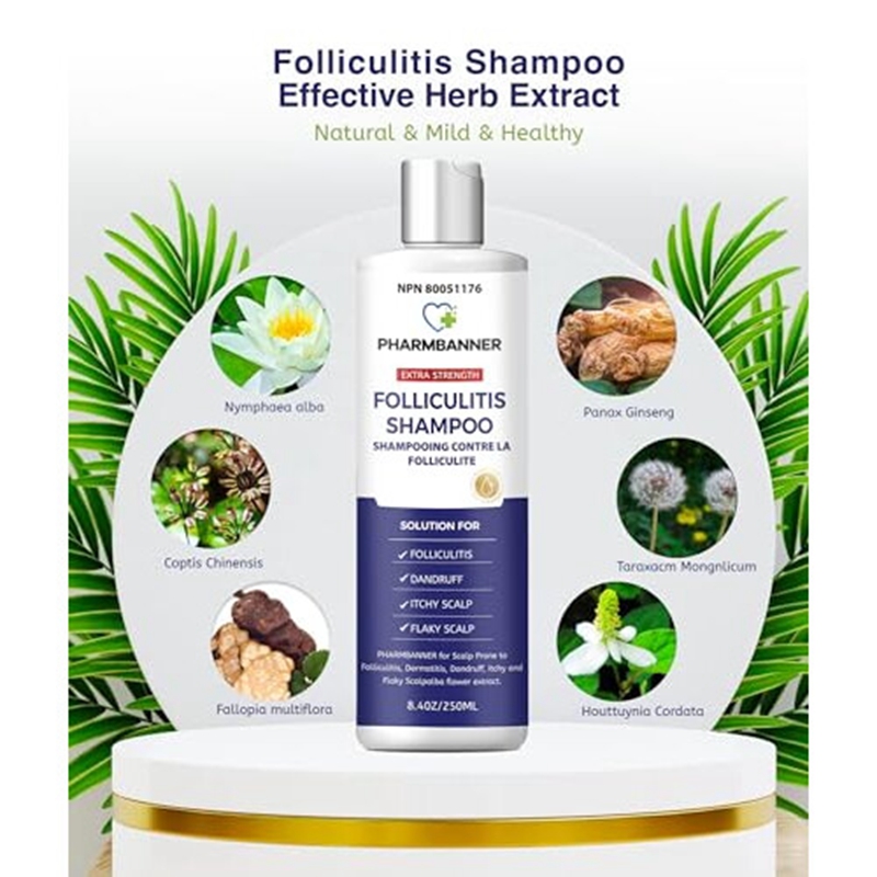 Folliculitis Shampoo, Seborrheic Dermatitis Shampoo, Anti Dandruff Shampoo, Antifungal Shampoo, Folliculitis Treatment,