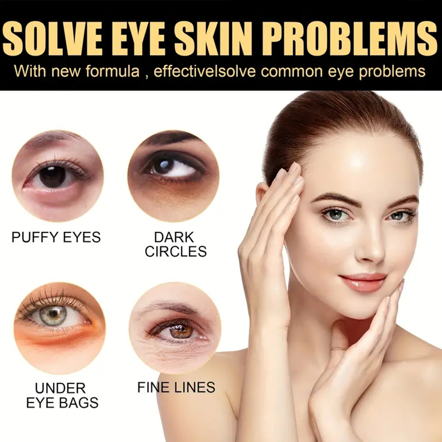 Ultimate Firming Lifting Eye Cream Temporary Eye Eightening Cream Reduces Eye Bags Dark Circles and Fine Lines Daily Anti Aging repairs Wrinkles 20g