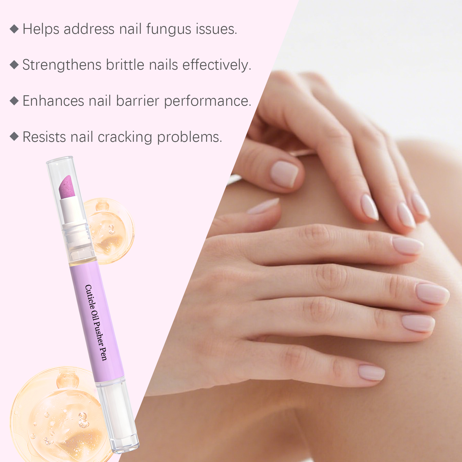 Nail Cuticle Oil Pen Lavender Fragrance Professional Cuticle Pusher Nourishing Nail Oil Cuticle Remover Nail Nutrition Oil Pen