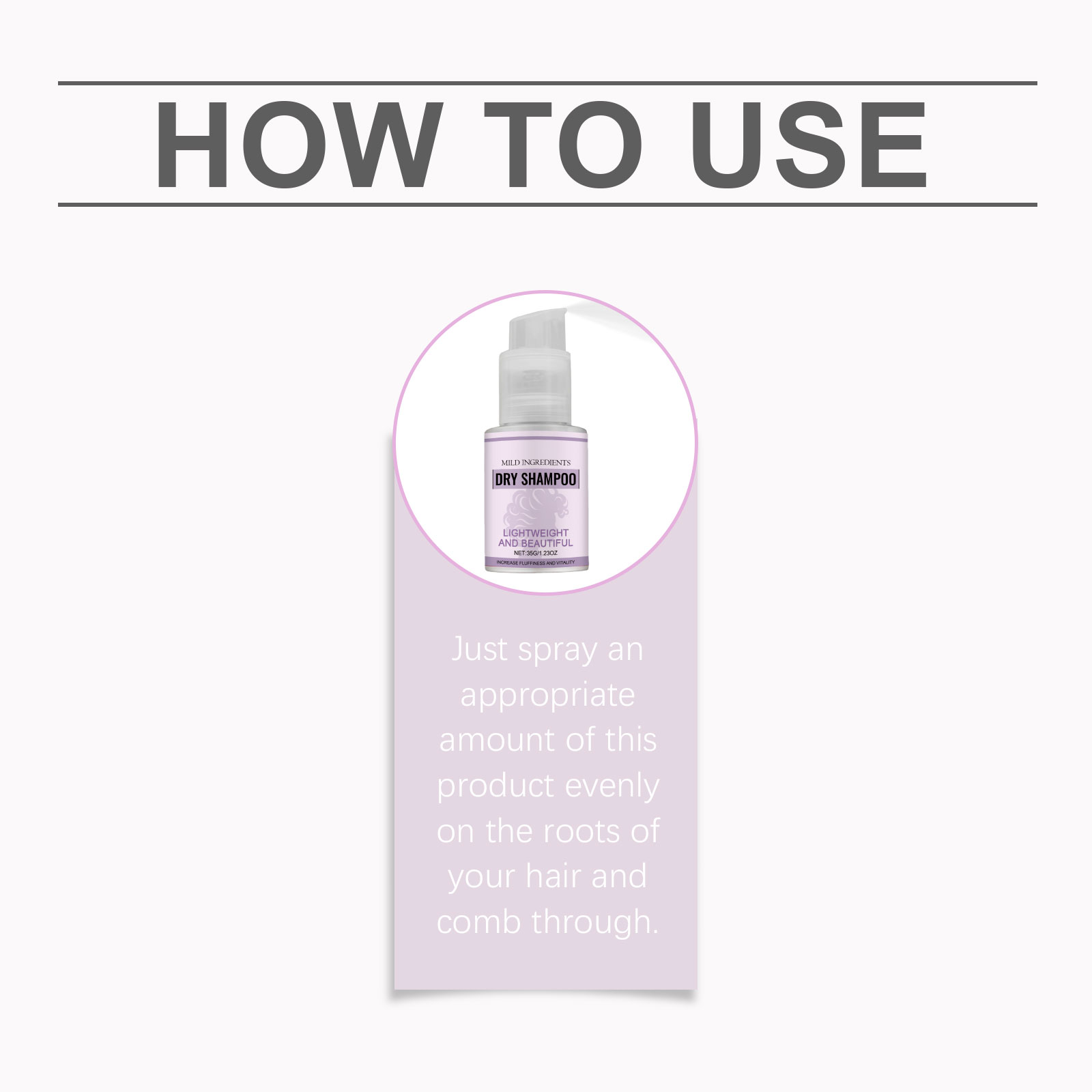 Dry Shampoo Spray Clean Lightweight Lasting Fluffy Quick-Drying Improve Hairing Quality Refreshes Smooth Hairs Soft Care Sprays