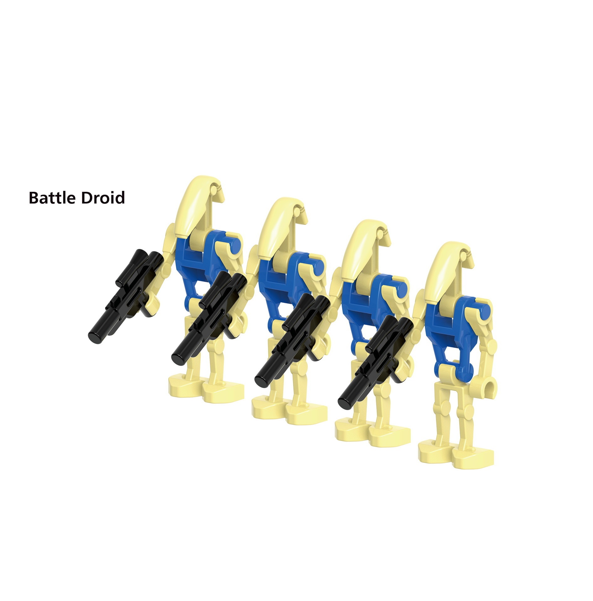 (Robot C) Star Wars Combat Robot Toys Building Blocks Mini Figures Set Develop Interests Collection Series Gifts For Teenage and Kids