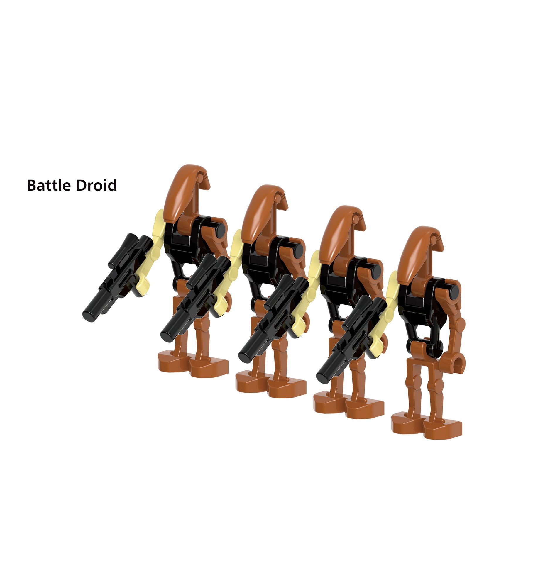 (Robot C) Star Wars Combat Robot Toys Building Blocks Mini Figures Set Develop Interests Collection Series Gifts For Teenage and Kids