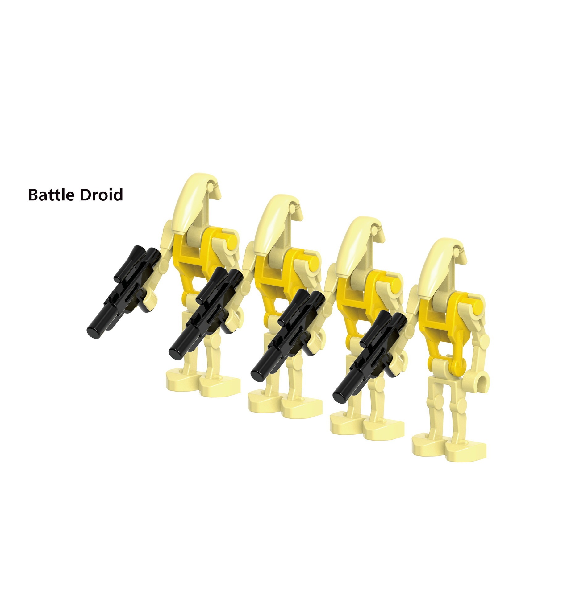 (Robot C) Star Wars Combat Robot Toys Building Blocks Mini Figures Set Develop Interests Collection Series Gifts For Teenage and Kids