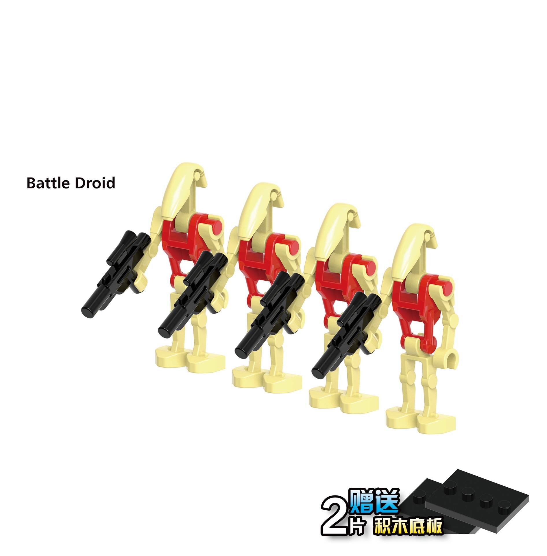 (Robot C) Star Wars Combat Robot Toys Building Blocks Mini Figures Set Develop Interests Collection Series Gifts For Teenage and Kids