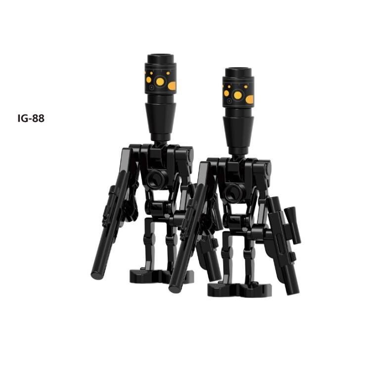 (Robot C) Star Wars Combat Robot Toys Building Blocks Mini Figures Set Develop Interests Collection Series Gifts For Teenage and Kids