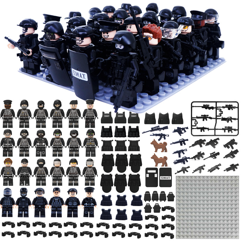 (Army A) Army Mini Figures Multinational Soldiers Building Blocks Exciting Toys to Discover Gift for Kids Strategy Game Collectible Series