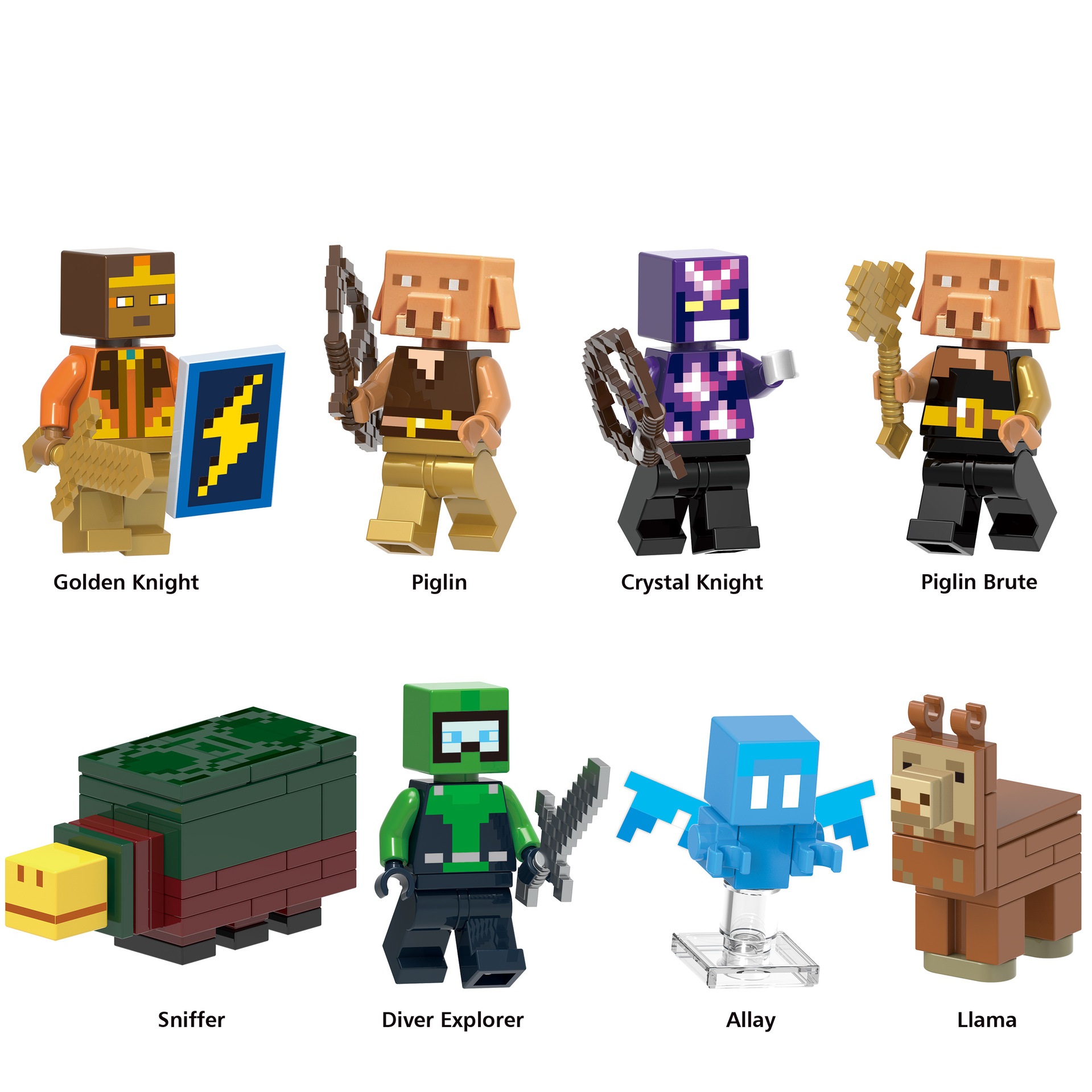 Kids Toys My World Series Minifigure Fit Lego Game Building Blocks Birthday Gifts