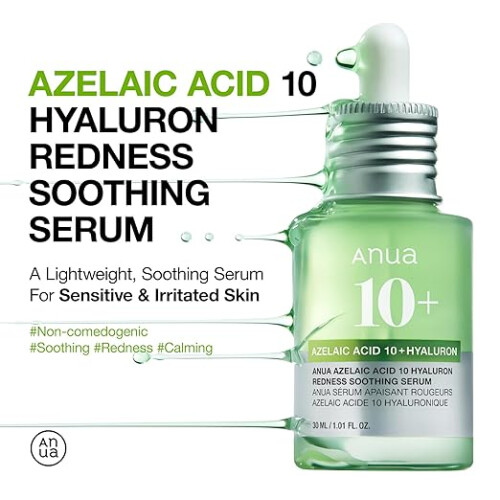 ANUA Azelaic Acid Serum Hydrating Blemish Care for Sensitive Skin