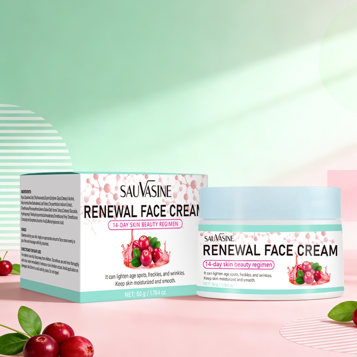 Revitalizing Face Cream For Skin Renewal Hydrating And Radiance Boosting Daily Moisturizer 50g