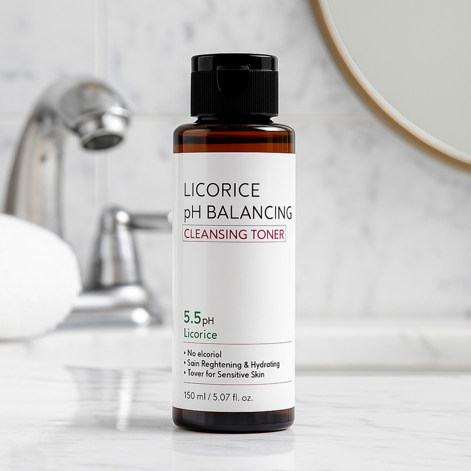 Licorice pH Balancing Toner For Soothing Hydrating And Skin Equilibrium Daily Face Care 150ml