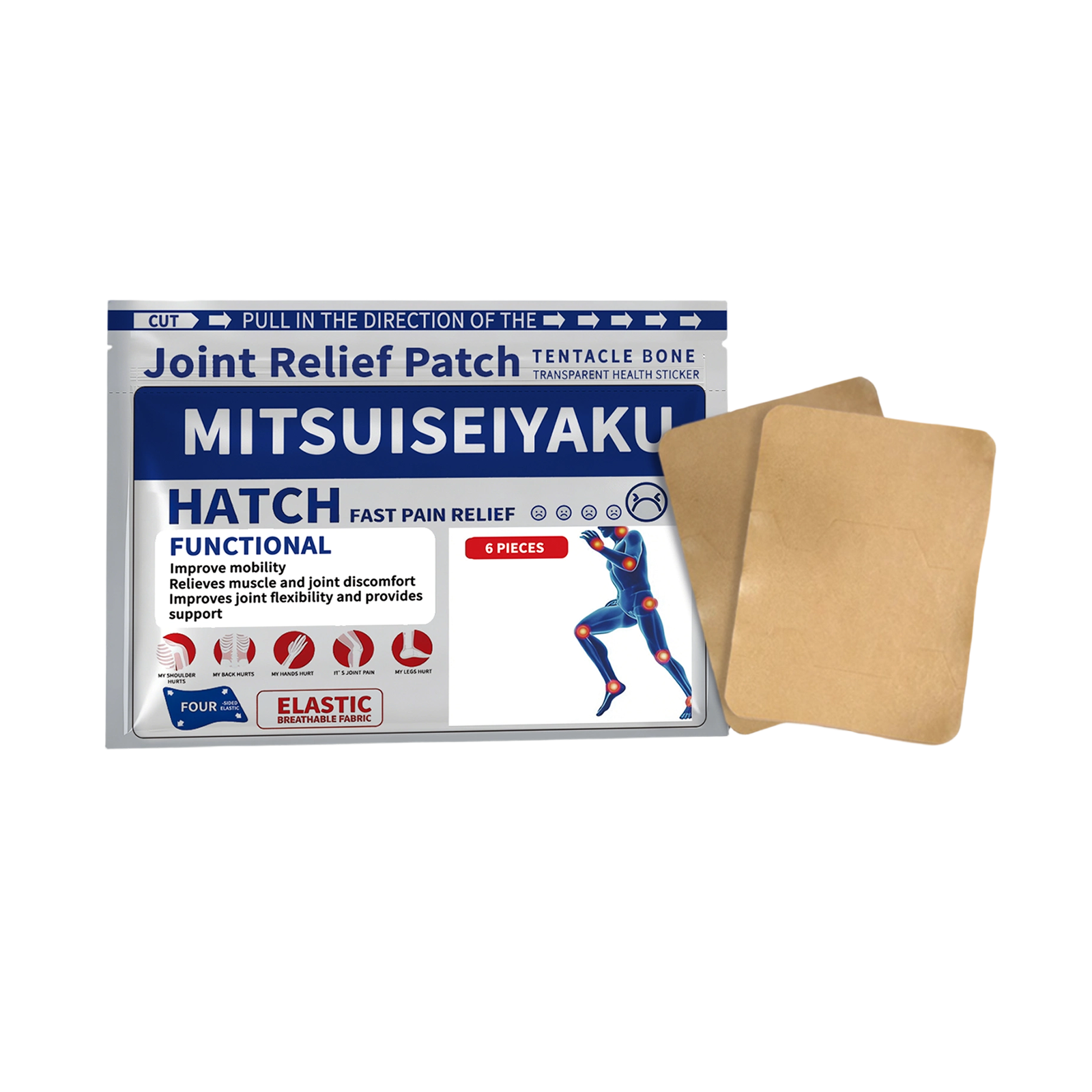 Joint Care Patch Mildly Nurture Body Joint Moisturize Hydrate Comfortably Fit Skin Daily Care