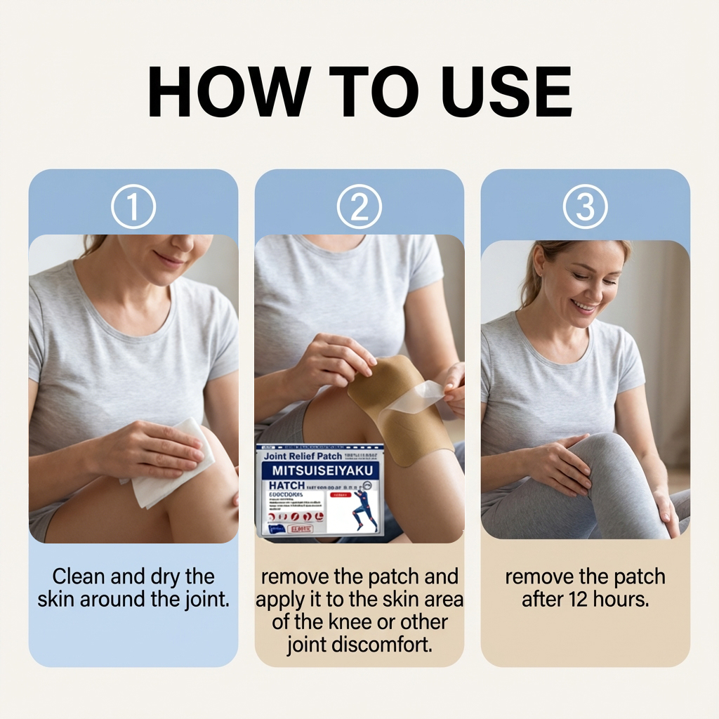 Joint Care Patch Mildly Nurture Body Joint Moisturize Hydrate Comfortably Fit Skin Daily Care