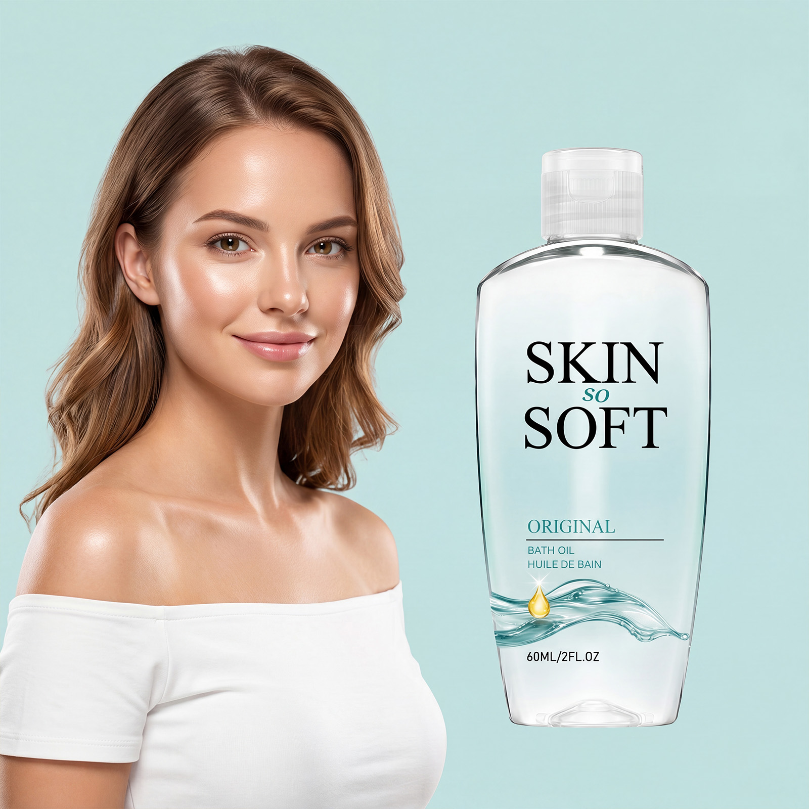 Soft Smooth Skin Bath Oil Mild Clean Body Skin Refreshing Hydrating Comfortable Non Tight Aromatic Bath Liquid