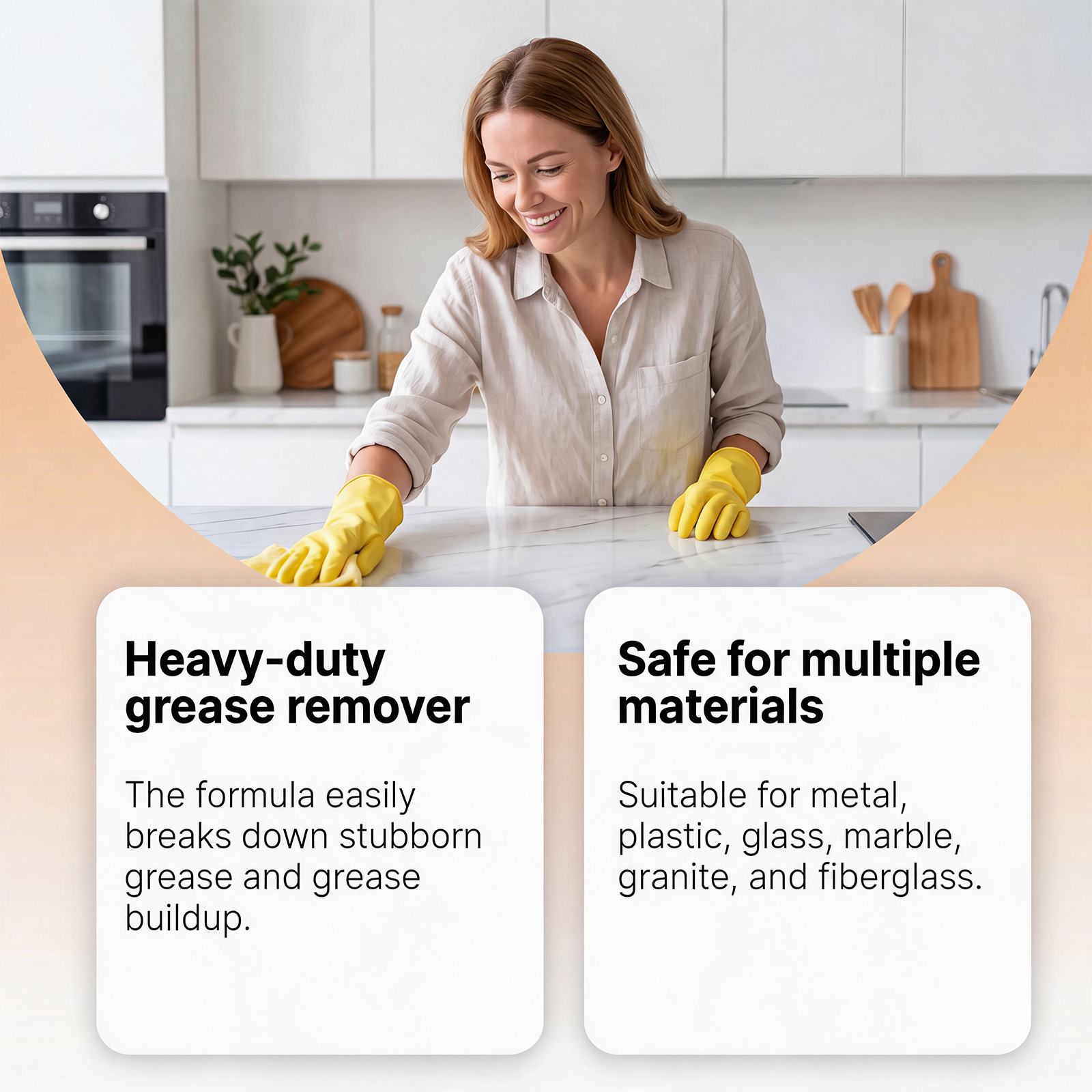 Kitchen Grease Cleaner Range Hood Stove Remove Stubborn Oil Dirt Bright Clean Household Detergent