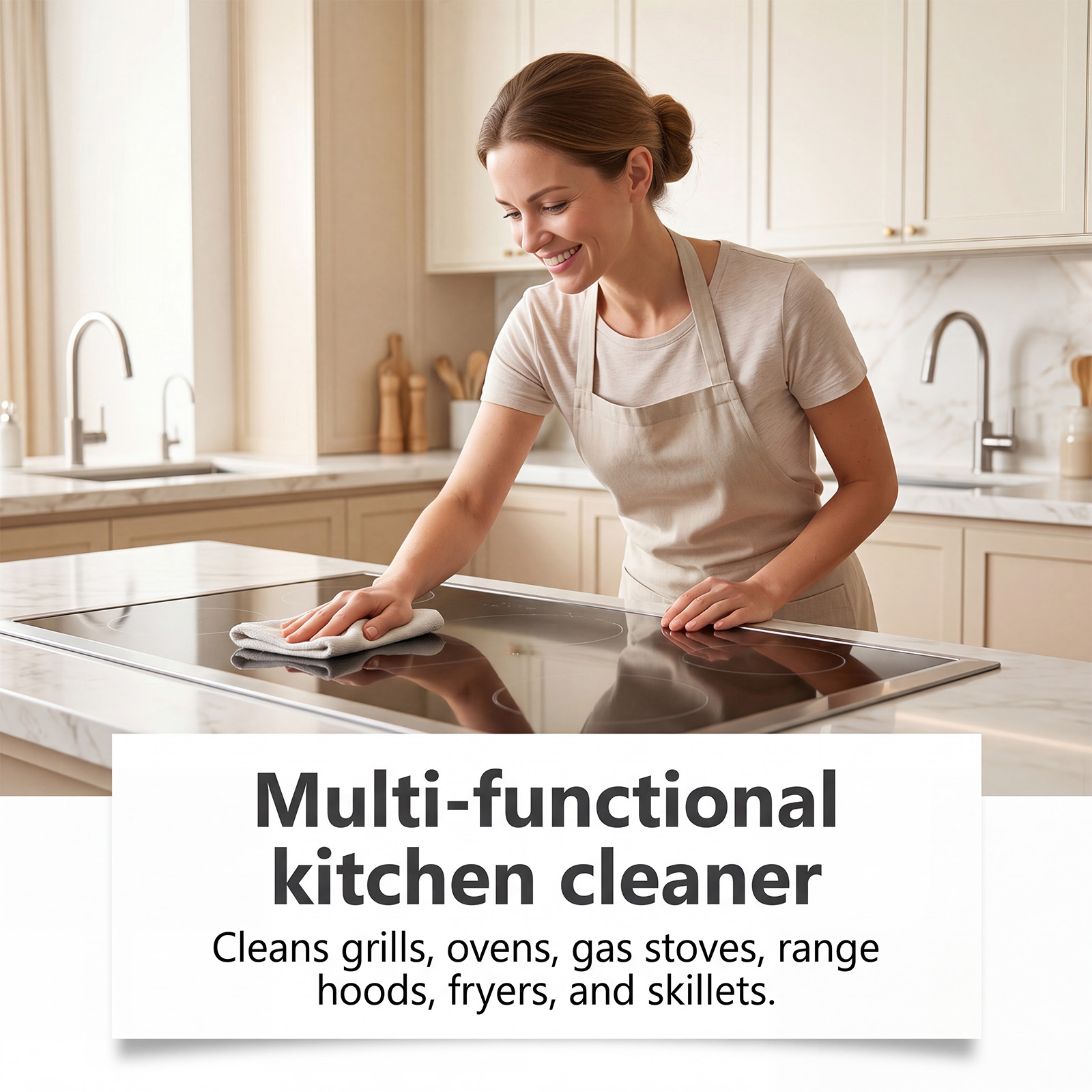 Kitchen Grease Cleaner Range Hood Stove Remove Stubborn Oil Dirt Bright Clean Household Detergent