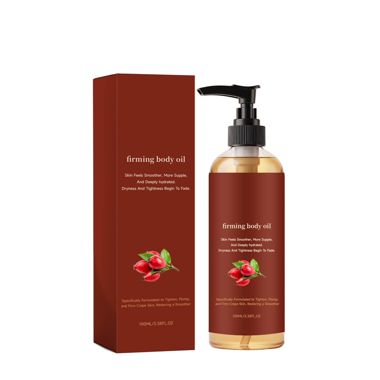Firming Skin Body Oil Daily Full Body Care Suitable For Multiple Skin Types Light Smooth Elastic Moisturizing Body Oil