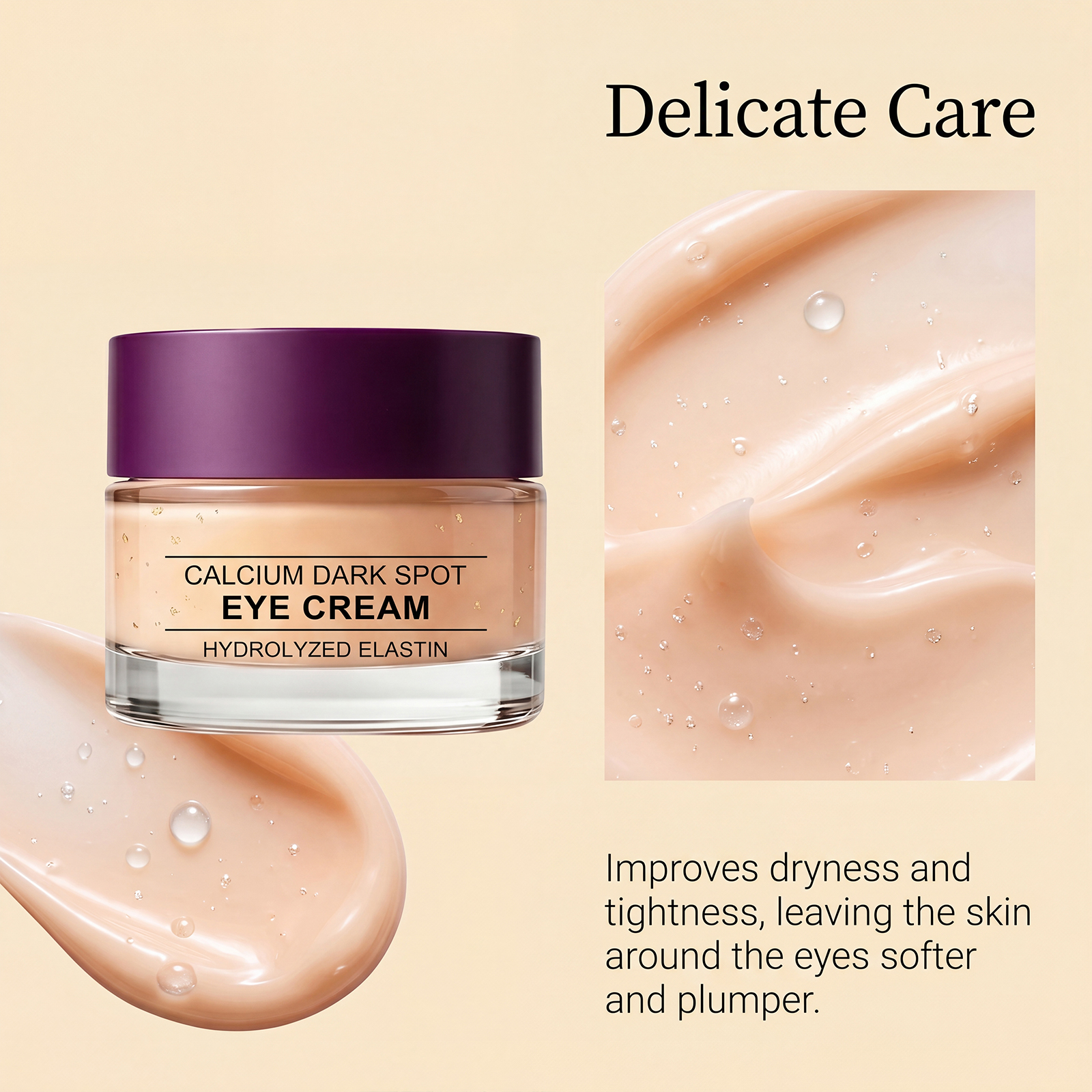 Moisturizing Eye Cream Mild Hydrating Nourishing Lightweight Fast Absorbing Soft Elastic Skin Daily Orbital Care Lotion