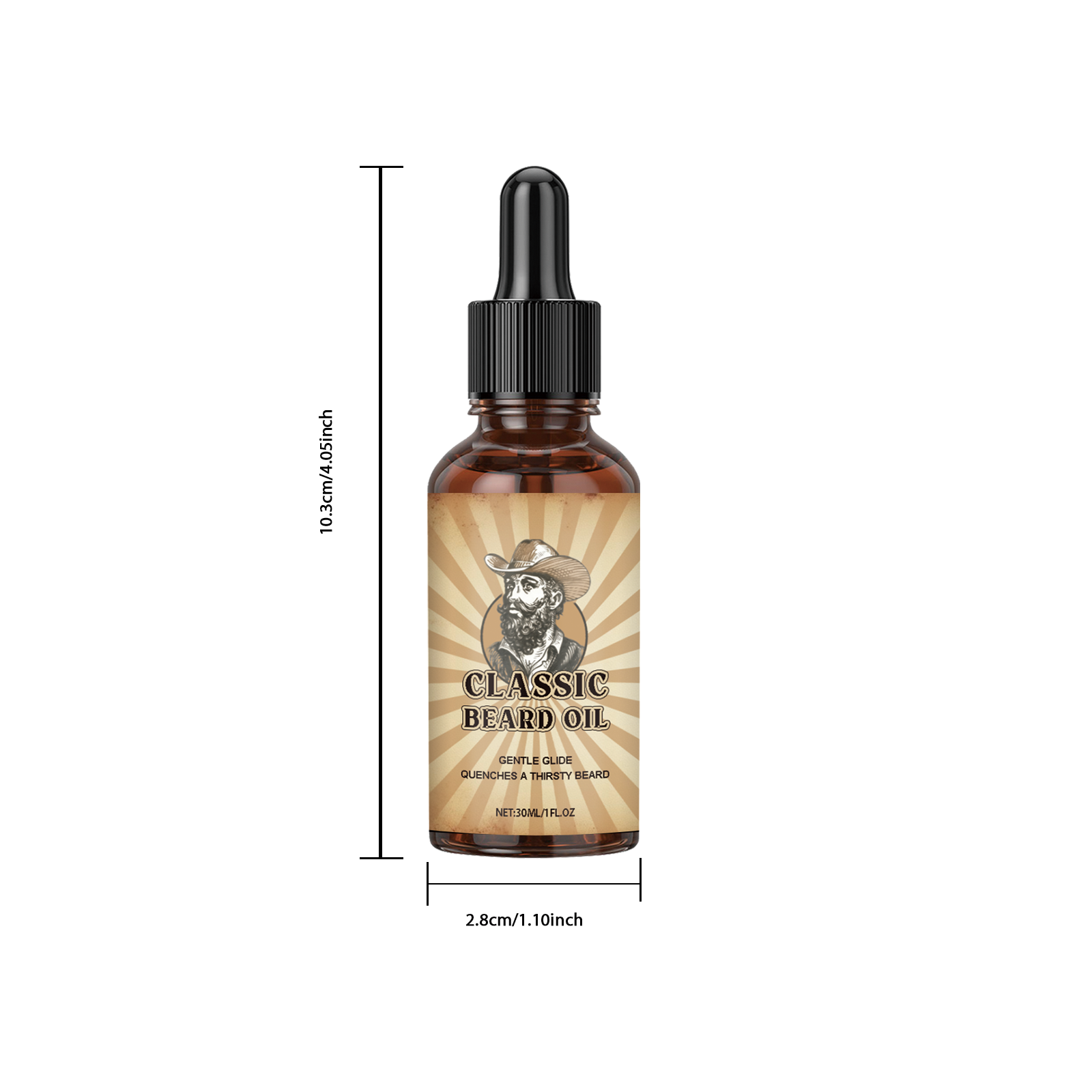 Beard Care Essential Oil Mild Formula Refreshing Non Greasy Nourish Repair For Men Daily Facial Hair Moisturizing Care