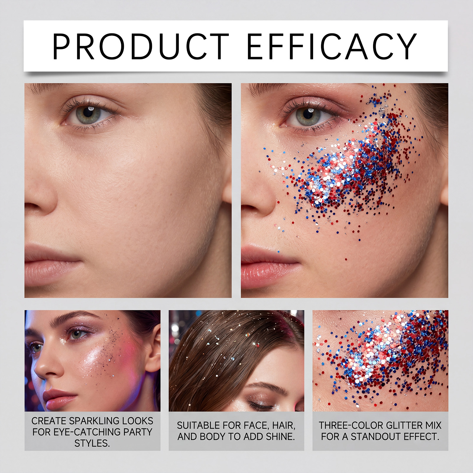 Shiny Makeup Stick Eye Catching Smooth Easy Apply Beginner Friendly No Powder Fly Multi Scene Use