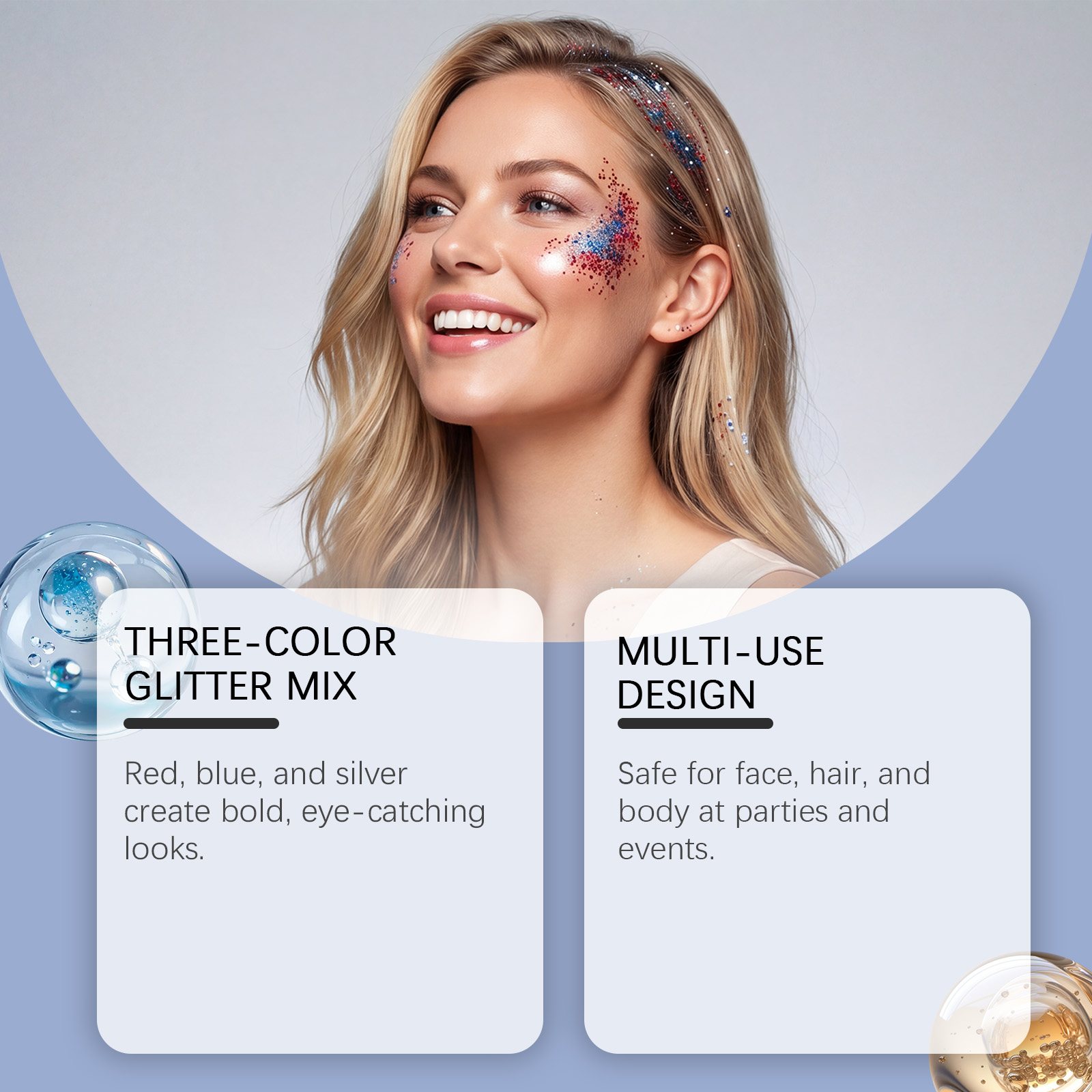 Shiny Makeup Stick Eye Catching Smooth Easy Apply Beginner Friendly No Powder Fly Multi Scene Use