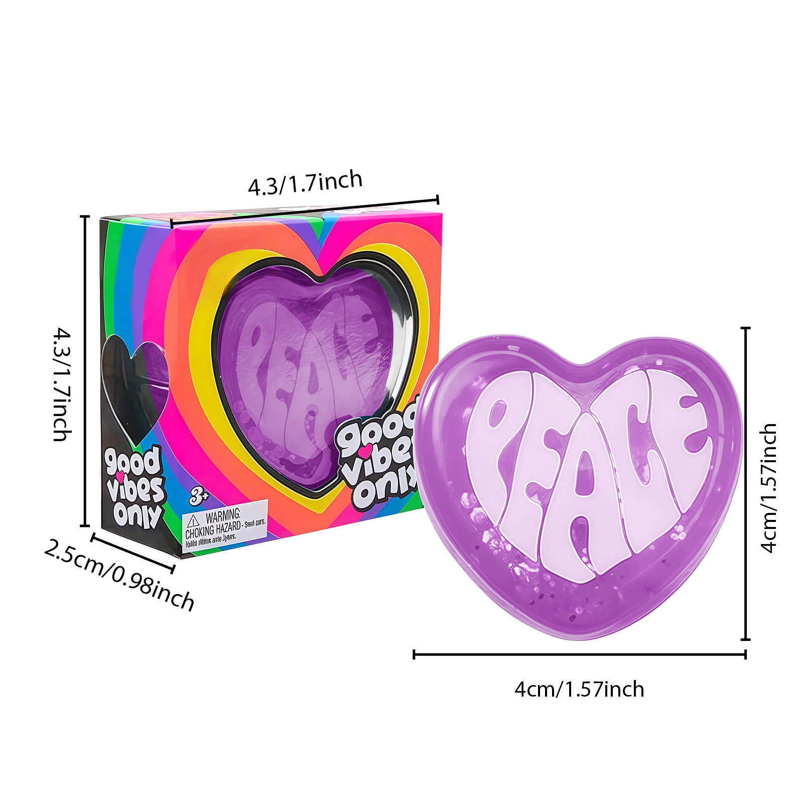 (Pink-Pink) Heart Squeeze Toy Pink Heart Shaped Soft Slow Rebound Fun Portable Daily Stress Relief Play Item