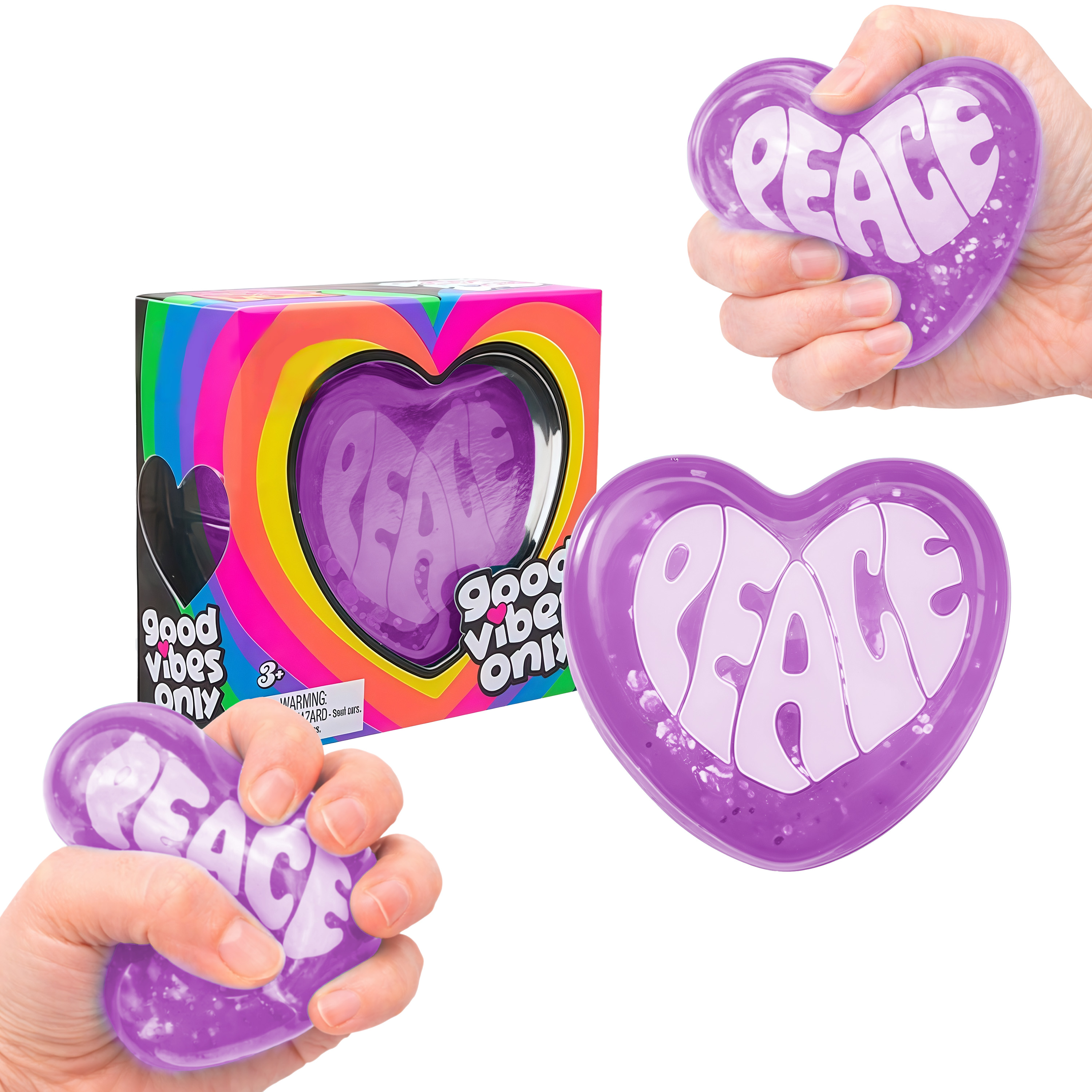 (Pink-Pink) Heart Squeeze Toy Pink Heart Shaped Soft Slow Rebound Fun Portable Daily Stress Relief Play Item