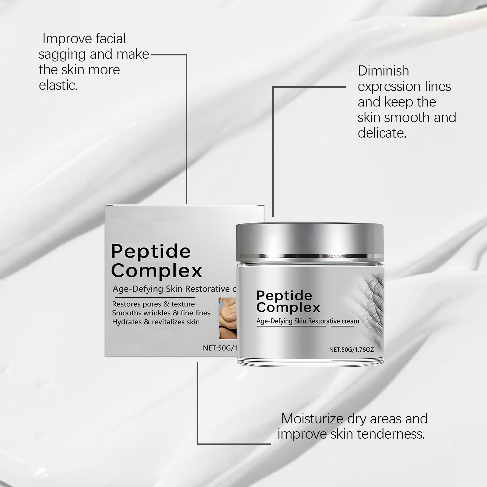Body Moisturizing Care Cream Plant Ingredients Mild Hydrating Light Soft Skin Daily Rub Massage