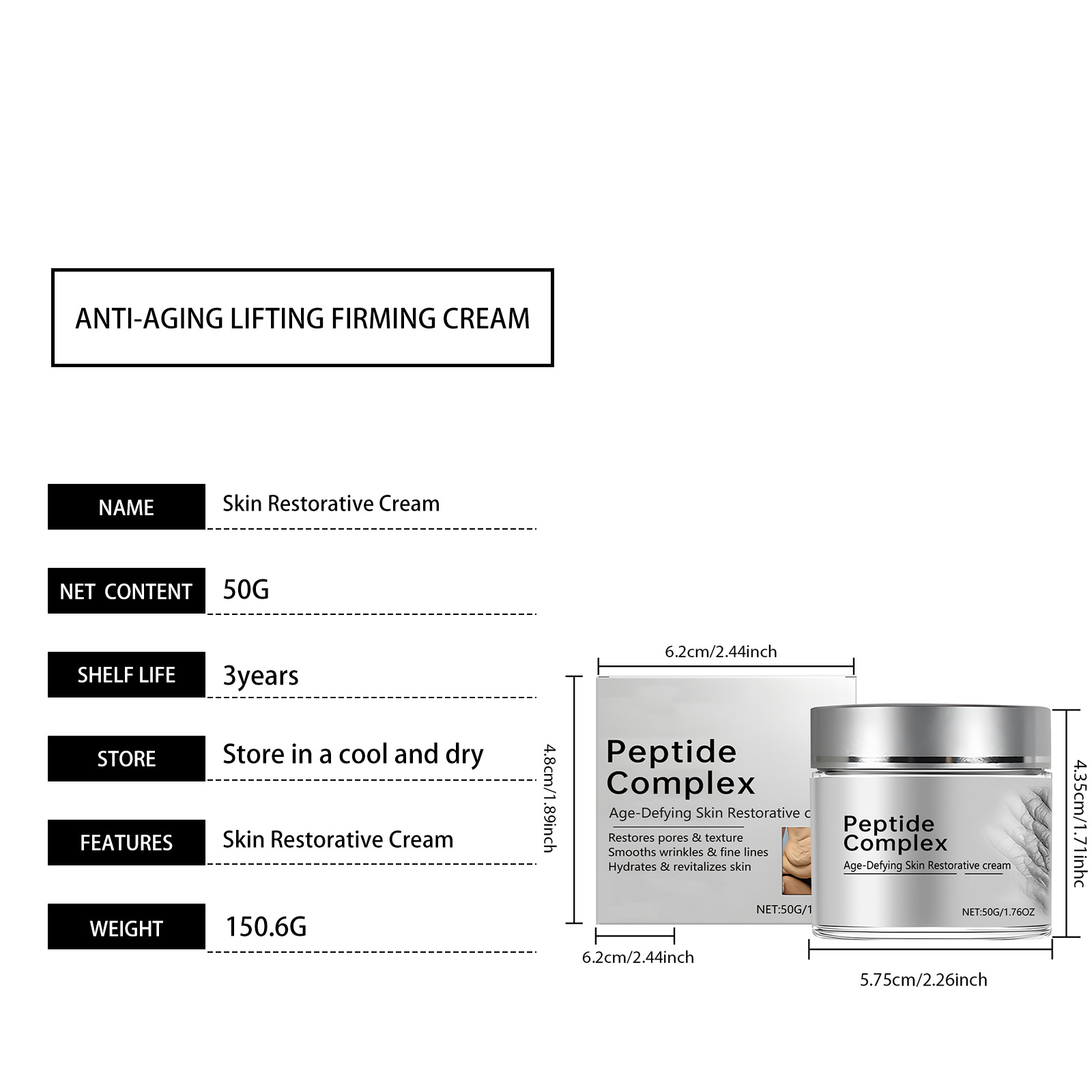Body Moisturizing Care Cream Plant Ingredients Mild Hydrating Light Soft Skin Daily Rub Massage