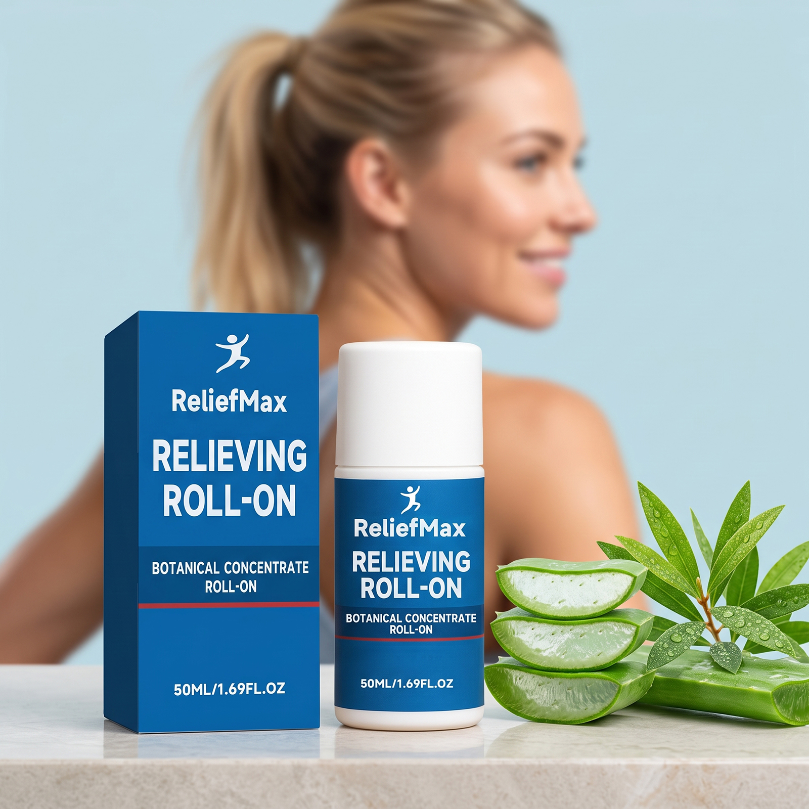 Muscle Relief Roller Ball Soothe Tight Soreness Stiff Joint Ease Daily Body Care