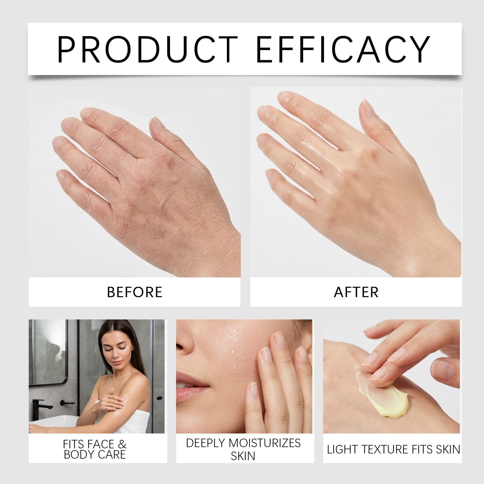 Tallow Moisturizing Cream Mild Hydrating Soft Smooth Comfort For Face Body Skin Daily Care