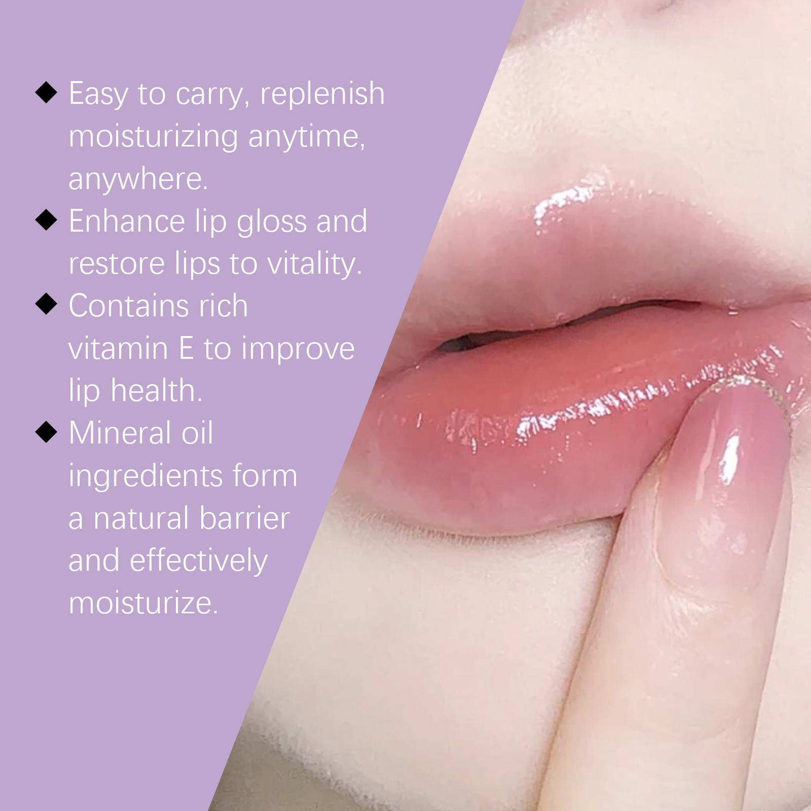 Moisturizing Repair Lip Balm Soft Smooth Shiny Relieve Dry Lips Skin Care Daily