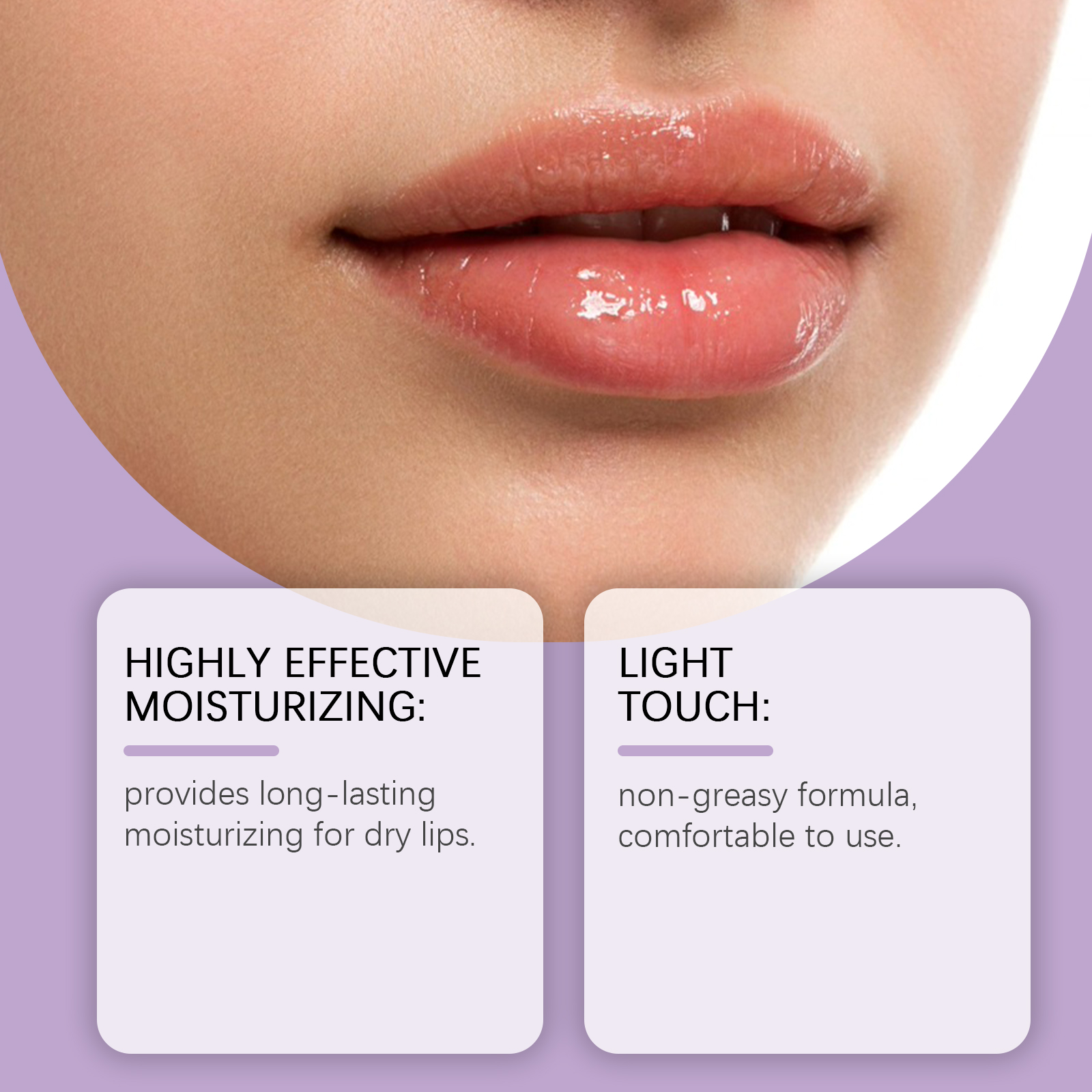 Moisturizing Repair Lip Balm Soft Smooth Shiny Relieve Dry Lips Skin Care Daily