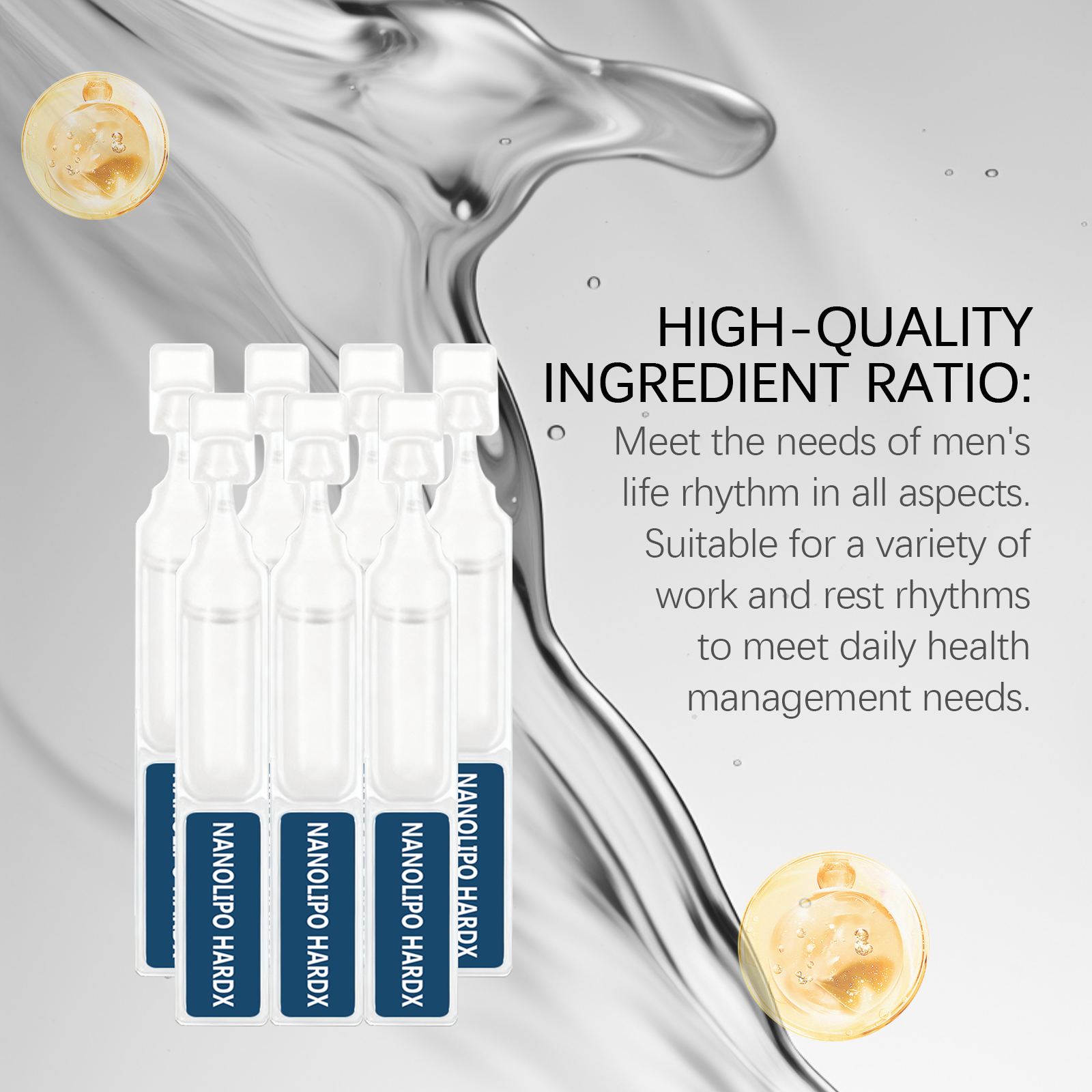 Men Vital Ampoule Mild Formula Boost Daily Condition Daily Care Male Body Dietary Supplement