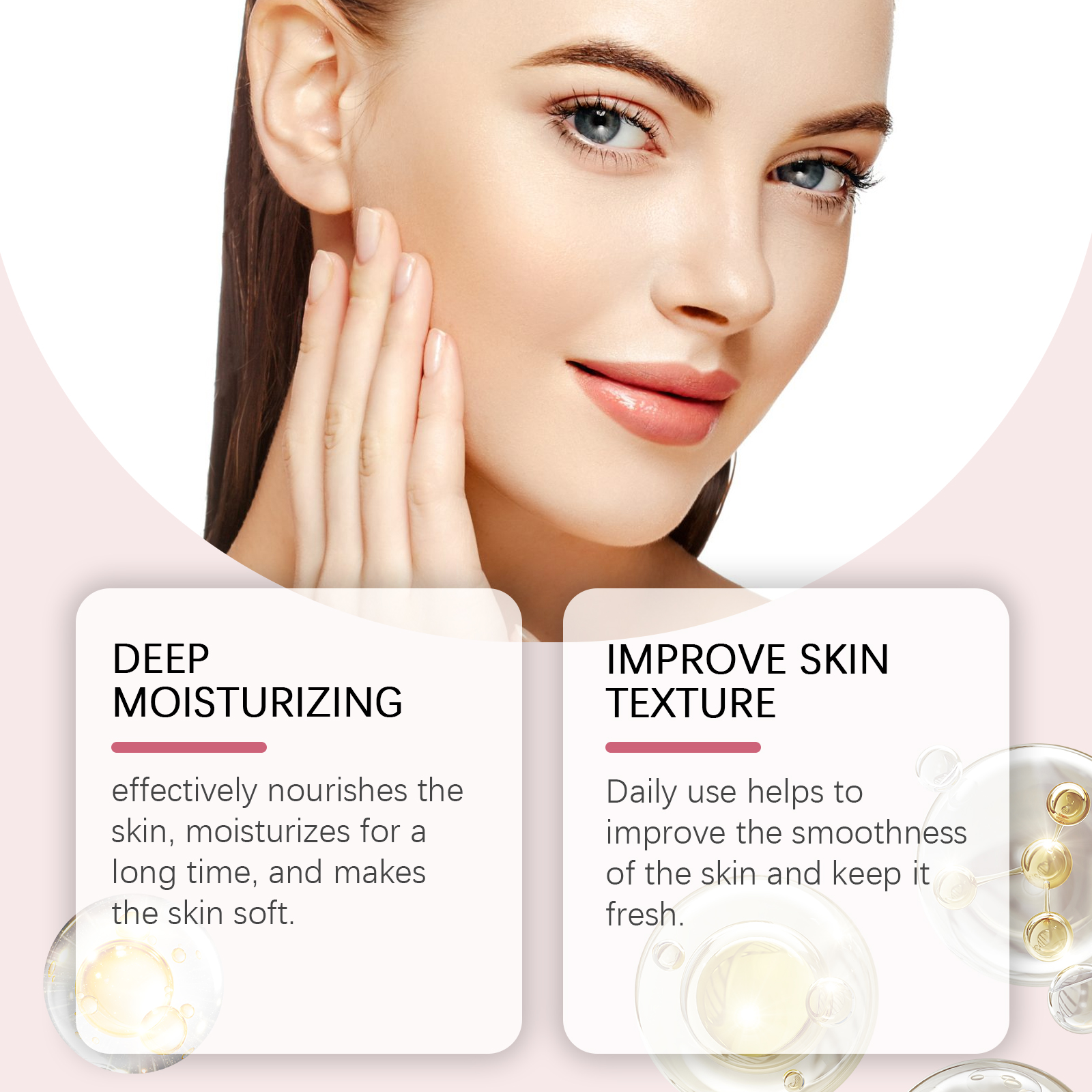 Nicotinamide Moisturizing Capsule Cream Gentle Skin Care Lock Water Refreshing Easy Absorb Nourish Hydrating Face Cream